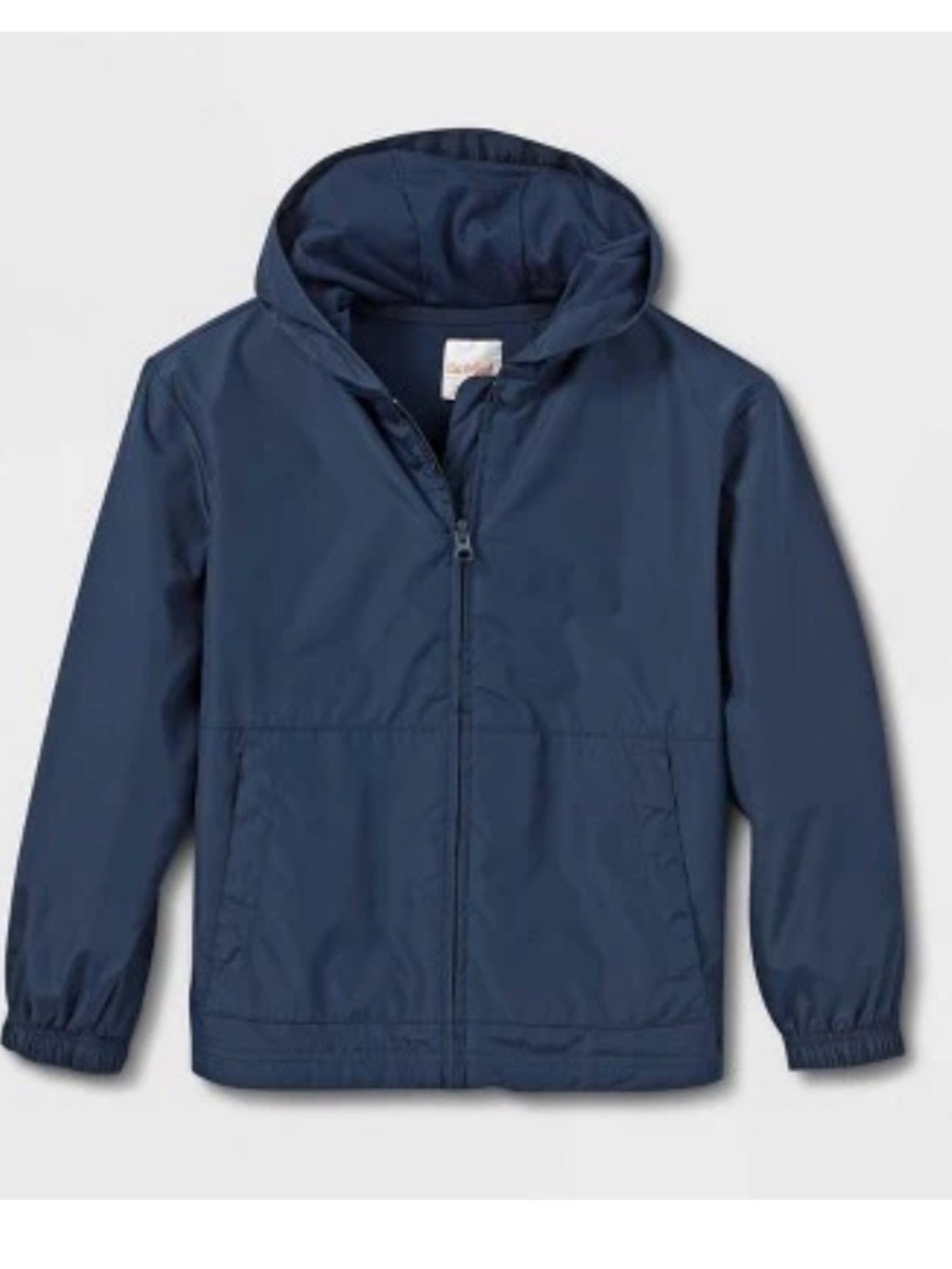 Kids Navy Raincoat with Hood